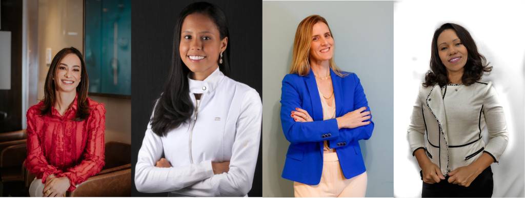 A ginecologista Fernanda Medeiros, a nutricionista Júlia Mascarenhas, a publicitária Jussana Jambeiro e a nutricionista Éryca Eugênia Almeida estarão no talk do ITA